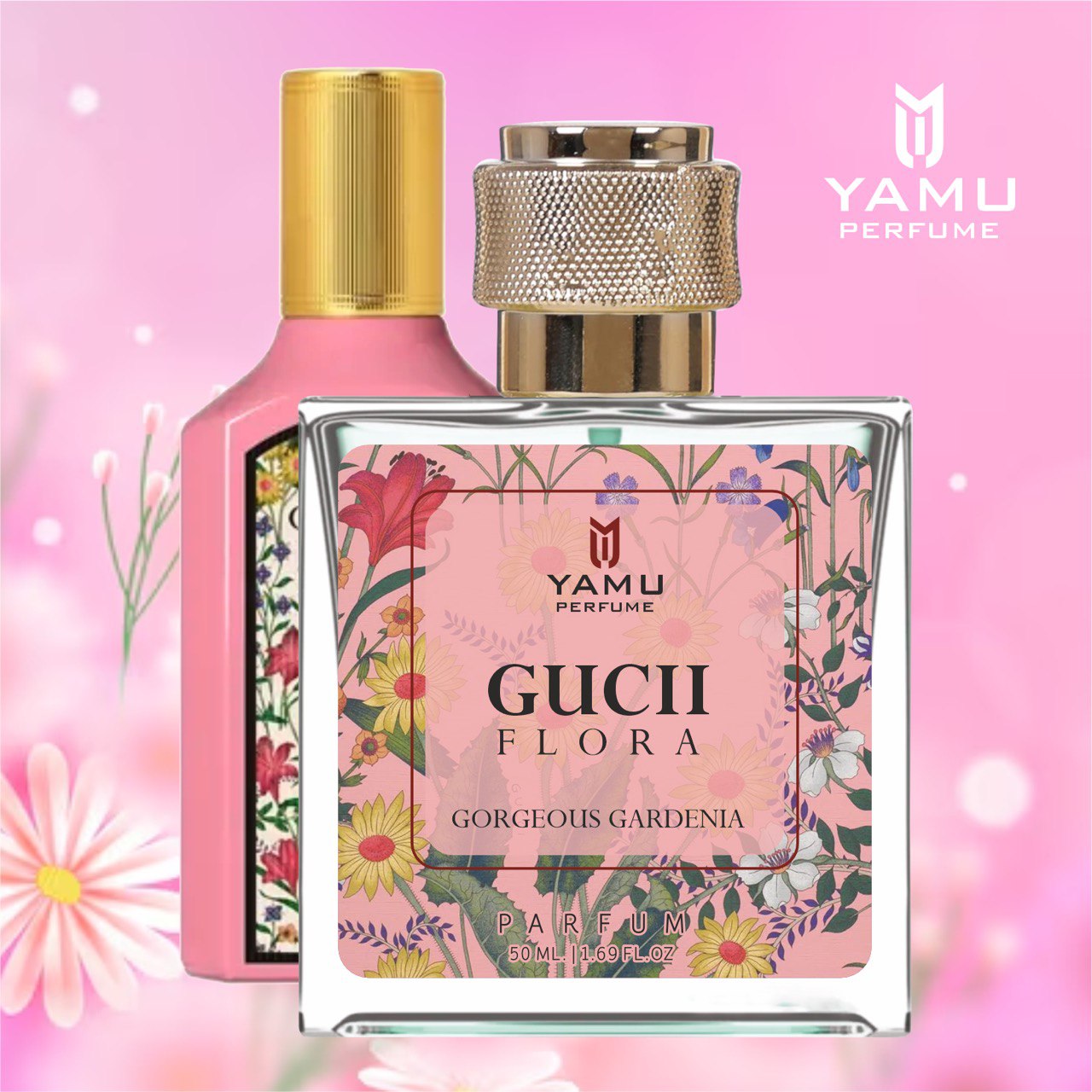 Yamu Perfume Inspired by GUCCI FLORA - GORGEOUS GARDENIA 50ML.