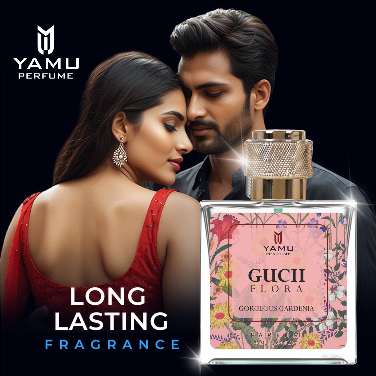 Yamu Perfume Inspired by GUCCI FLORA - GORGEOUS GARDENIA 50ML.