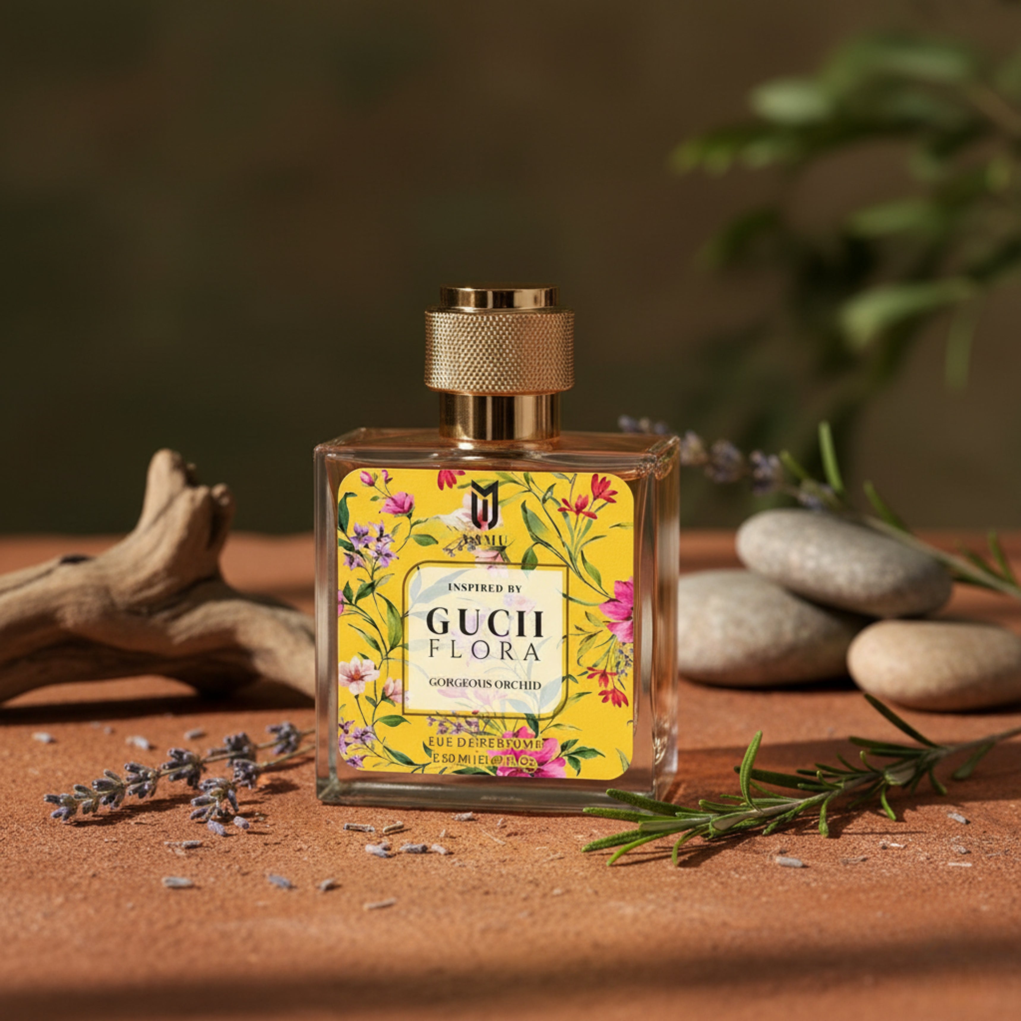 Yamu Perfume Inspired by Gucii Flora Gorgeous Orchid - Exquisite Yellow Floral Eau De Parfum (50ml)
