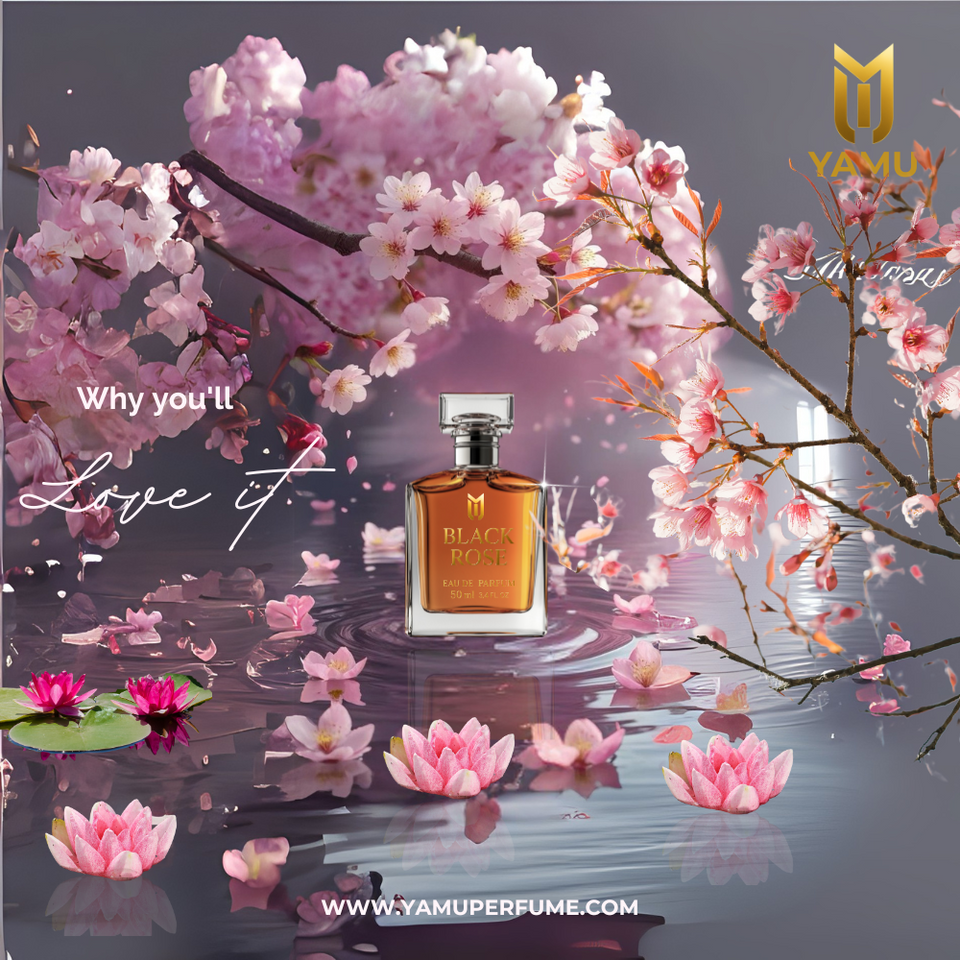 YAMU Black Rose perfume Men & Women 50ML luxurious, Long-Lasting, Floral & Woody