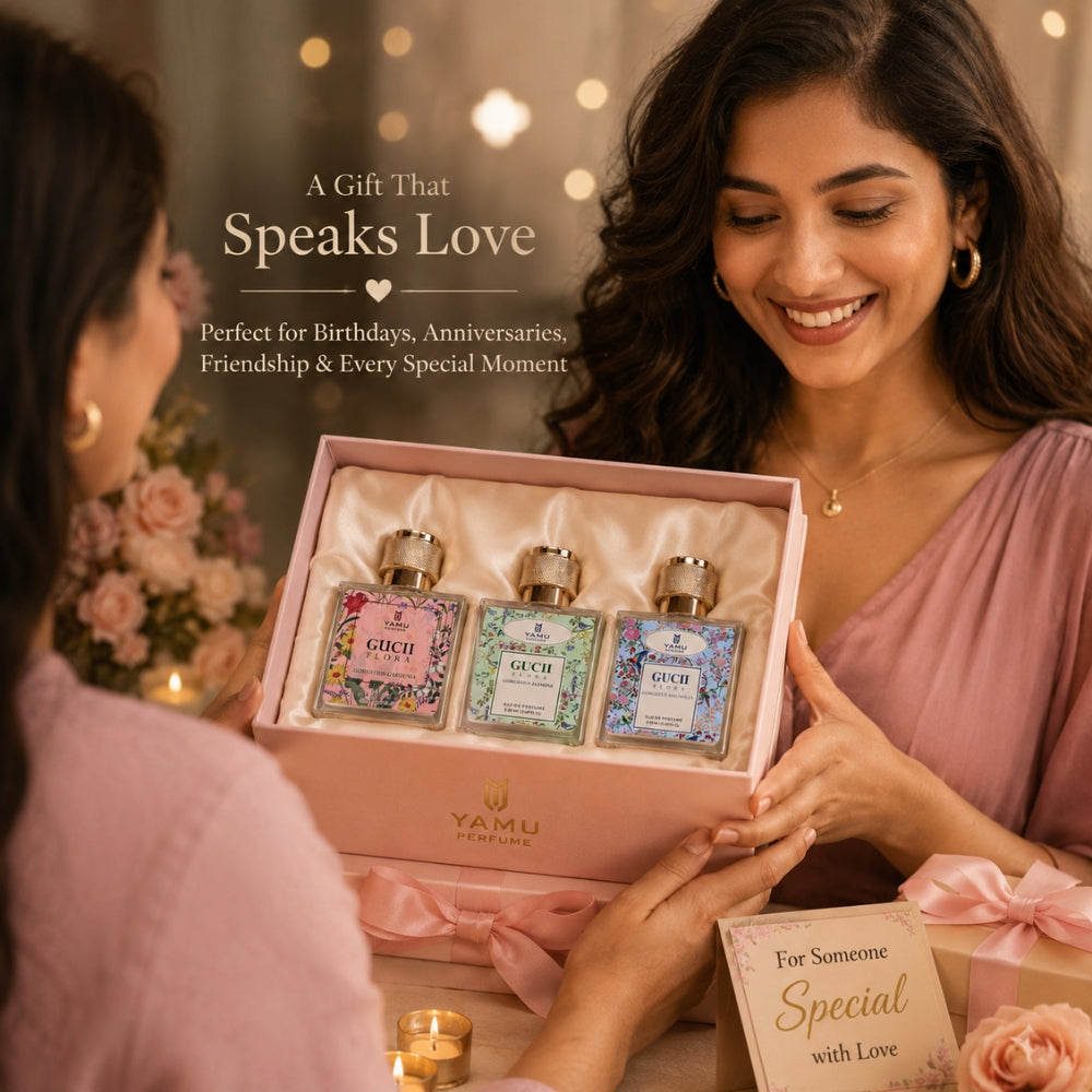 Gucii Floral Perfume Collection – Eau de Parfum for Women, 50ml | 3 Fragrance Variants