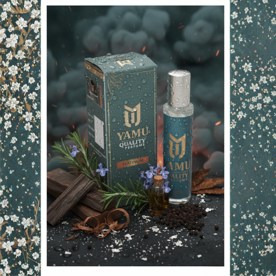 YAMU Quality Perfume - PLATINUM | Premium Air Freshener for Car & Home 30ML