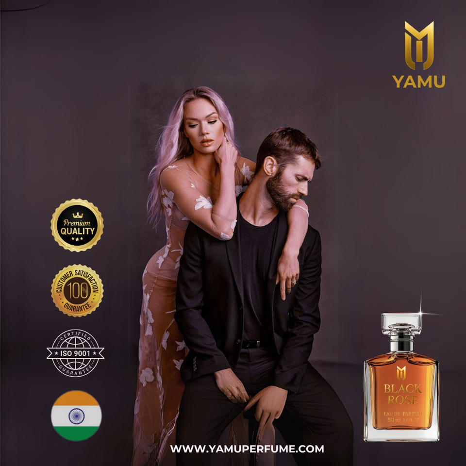 YAMU Black Rose perfume Men & Women 50ML luxurious, Long-Lasting, Floral & Woody