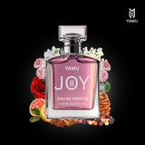 Yamu JOY Perfume luxurious, luminous floral fragrance that captures the warmth of a sun-drenched garden and the radiant confidence of a woman