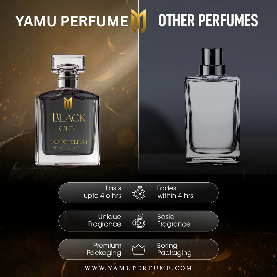 Yamu The Black Oud | 50 mL | 3.4 Fl.Oz. men & women Perfume long-lasting scent experience.