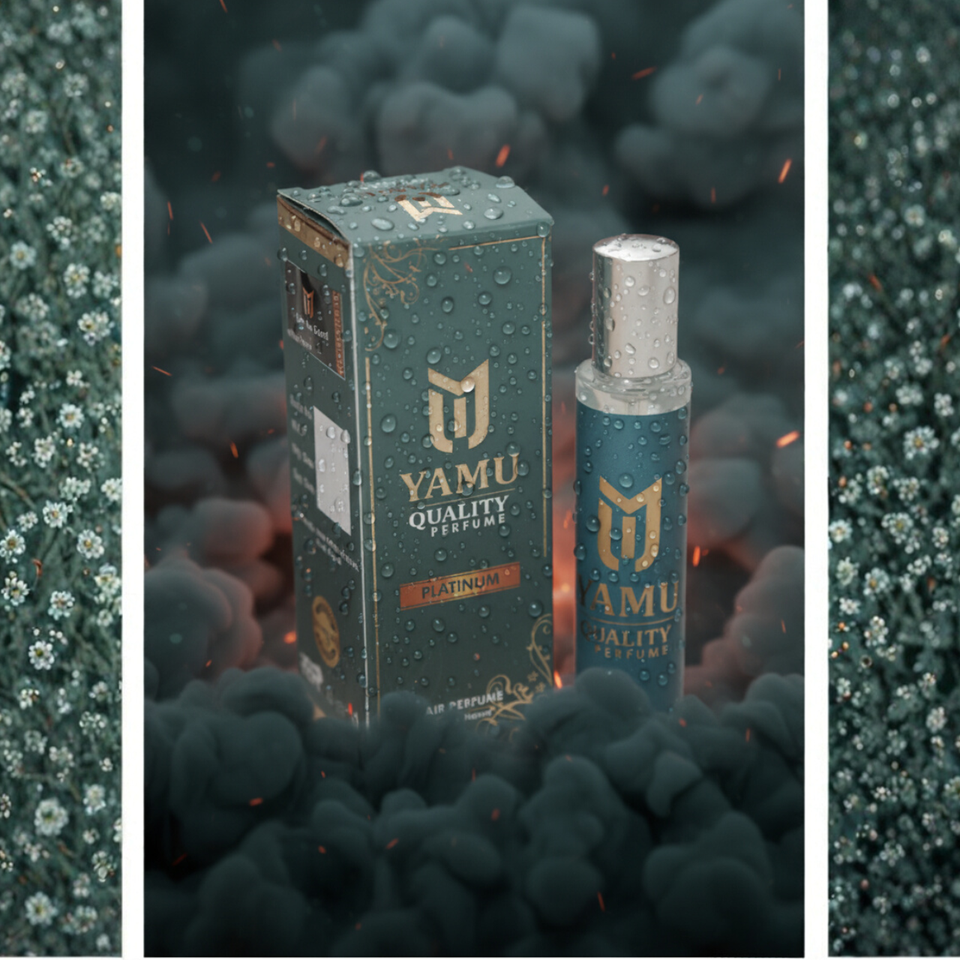 YAMU Quality Perfume - PLATINUM | Premium Air Freshener for Car & Home 30ML