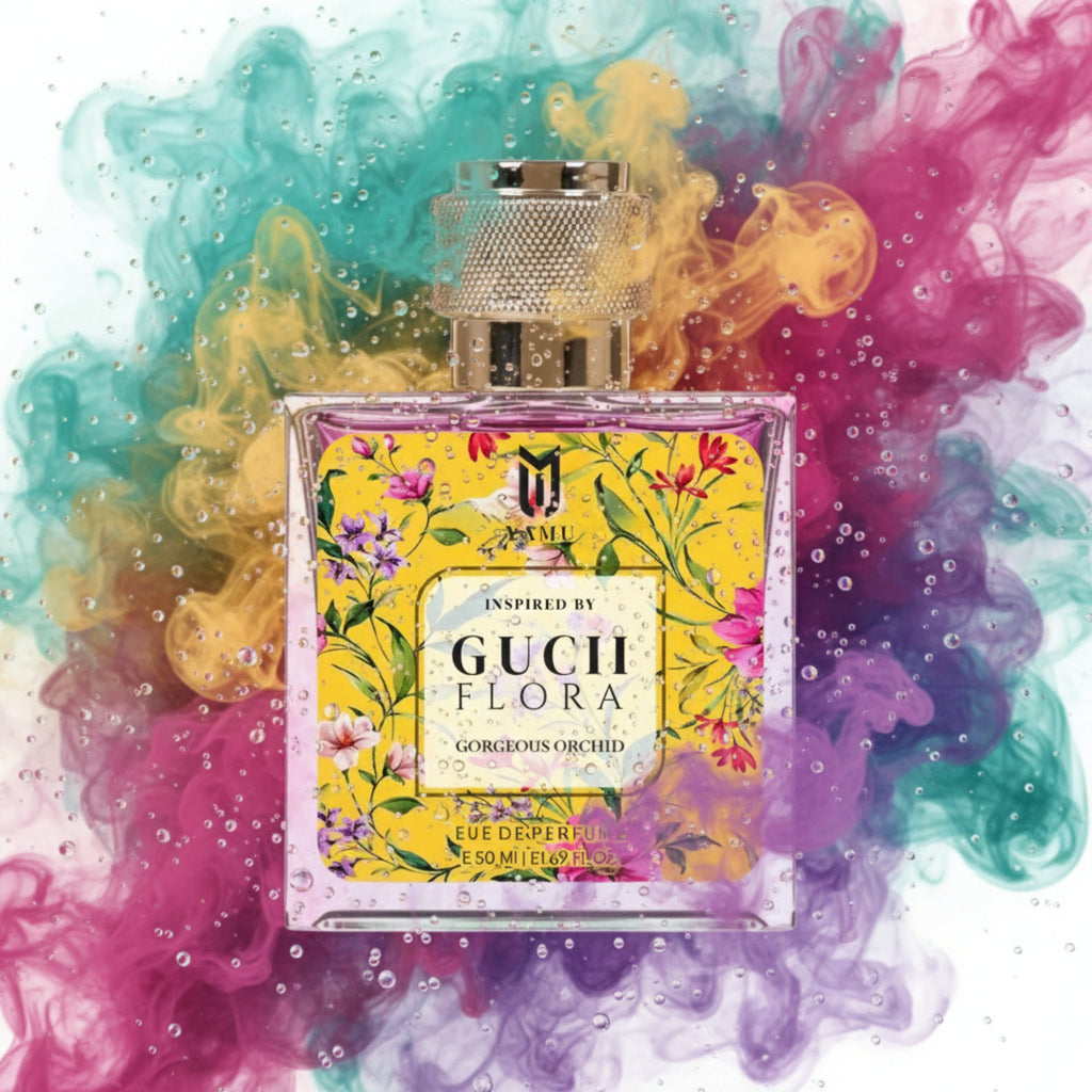 Yamu Perfume Inspired by Gucii Flora Gorgeous Orchid - Exquisite Yellow Floral Eau De Parfum (50ml)