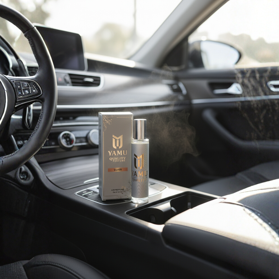 YAMU Quality Perfume - Silver (Air Perfume for Car & Home) 30ML