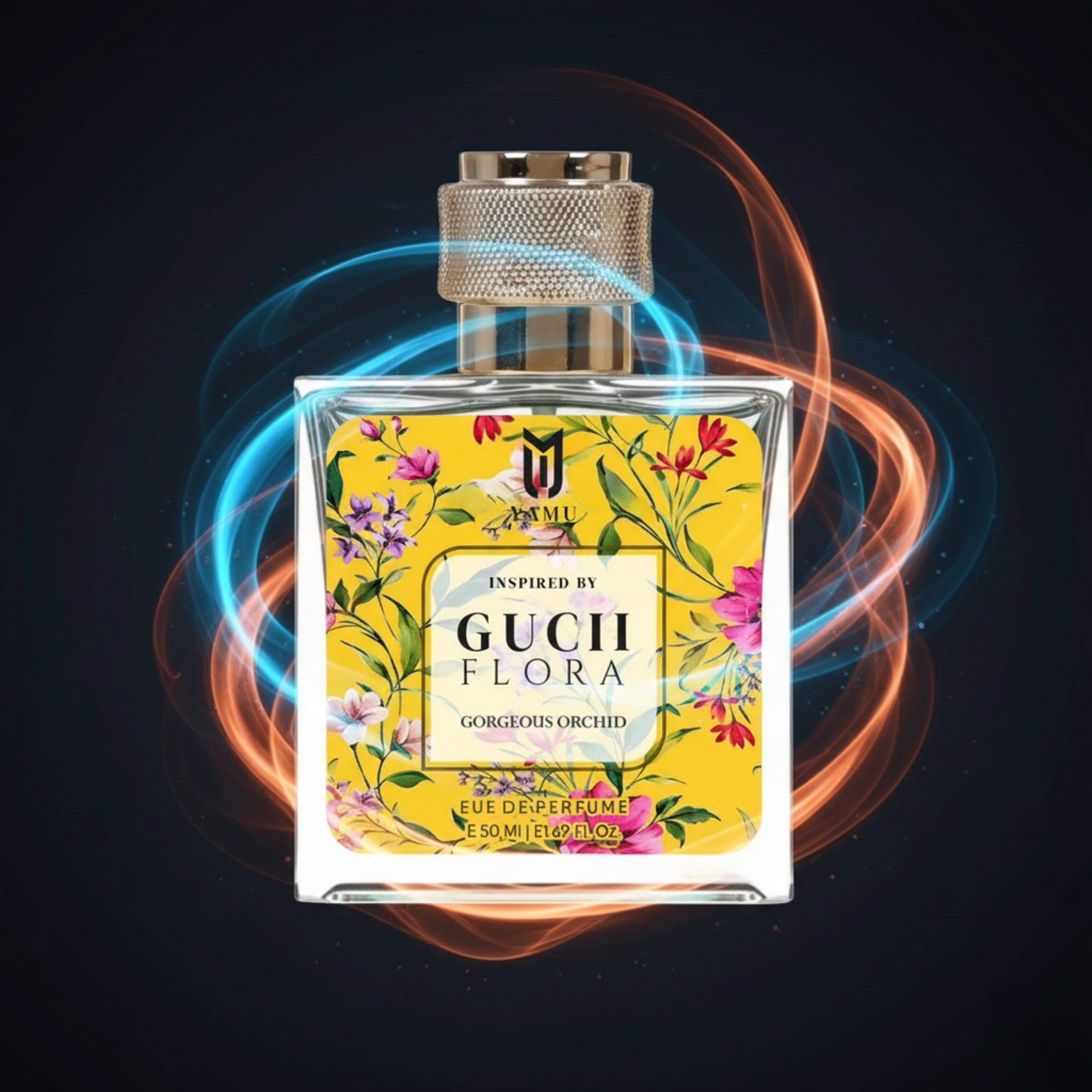 Yamu Perfume Inspired by Gucii Flora Gorgeous Orchid - Exquisite Yellow Floral Eau De Parfum (50ml)