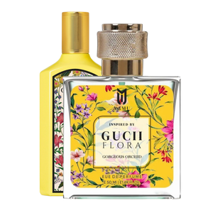 Yamu Perfume Inspired by Gucii Flora Gorgeous Orchid - Exquisite Yellow Floral Eau De Parfum (50ml)