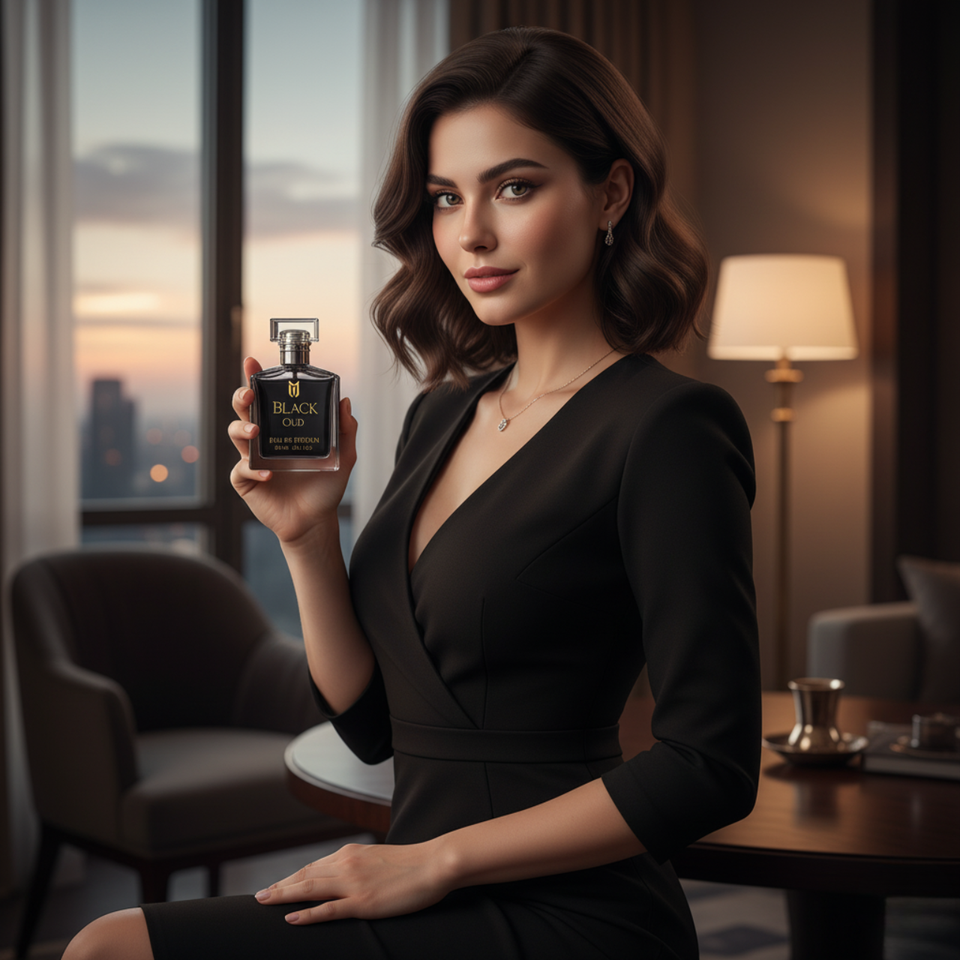 Yamu The Black Oud | 50 mL | 3.4 Fl.Oz. men & women Perfume long-lasting scent experience.